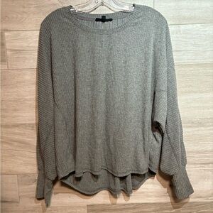 3/$30 Jane Delancey slouchy loose fit sweater gray size Large